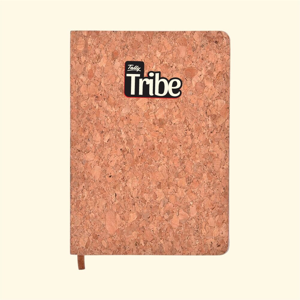 Eco Notes Eco friendly Notebook- Natural Cork- A5- 196 Pages